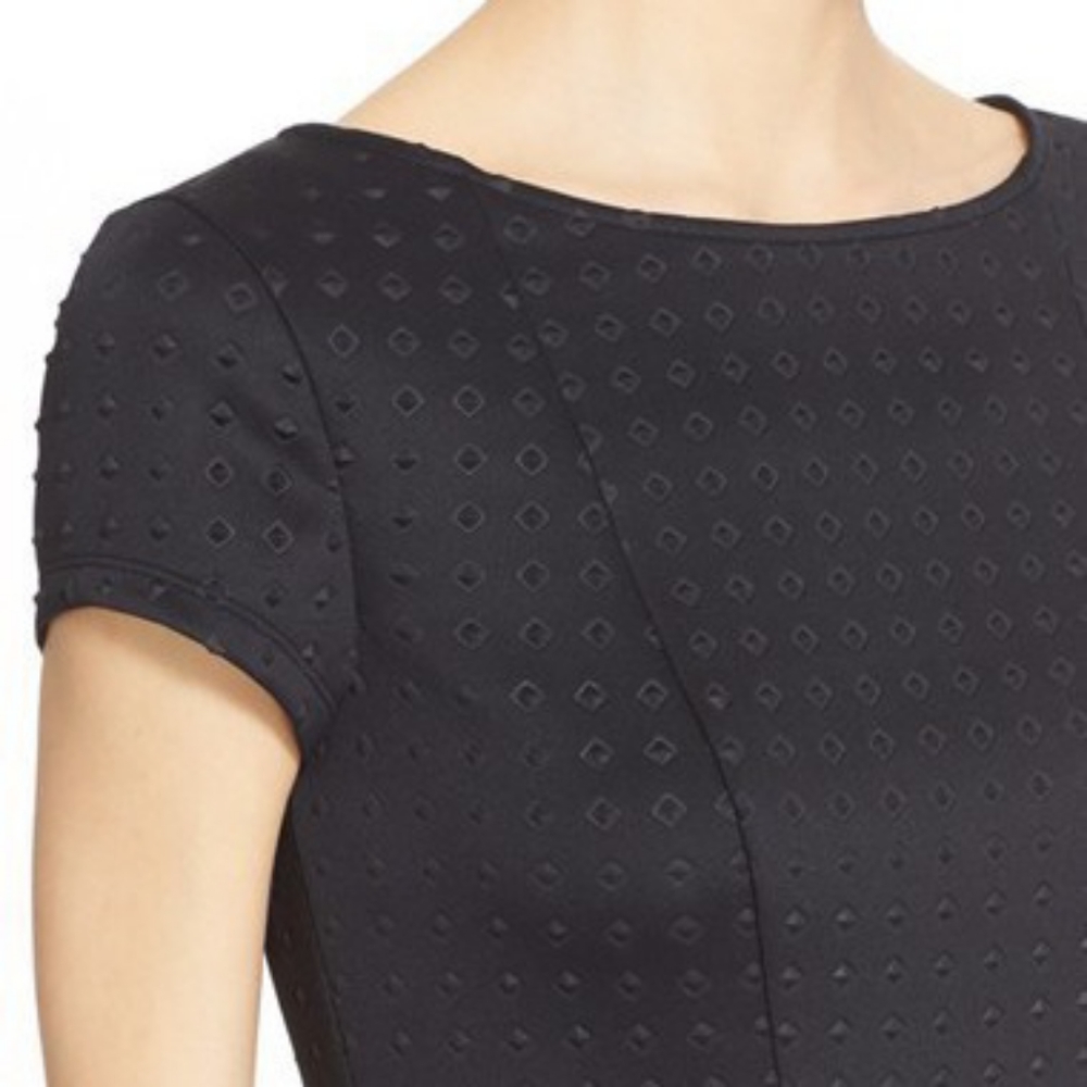 Ted Baker Black Short-Sleeve A-Line Mini Dress - Picture 3 of 12